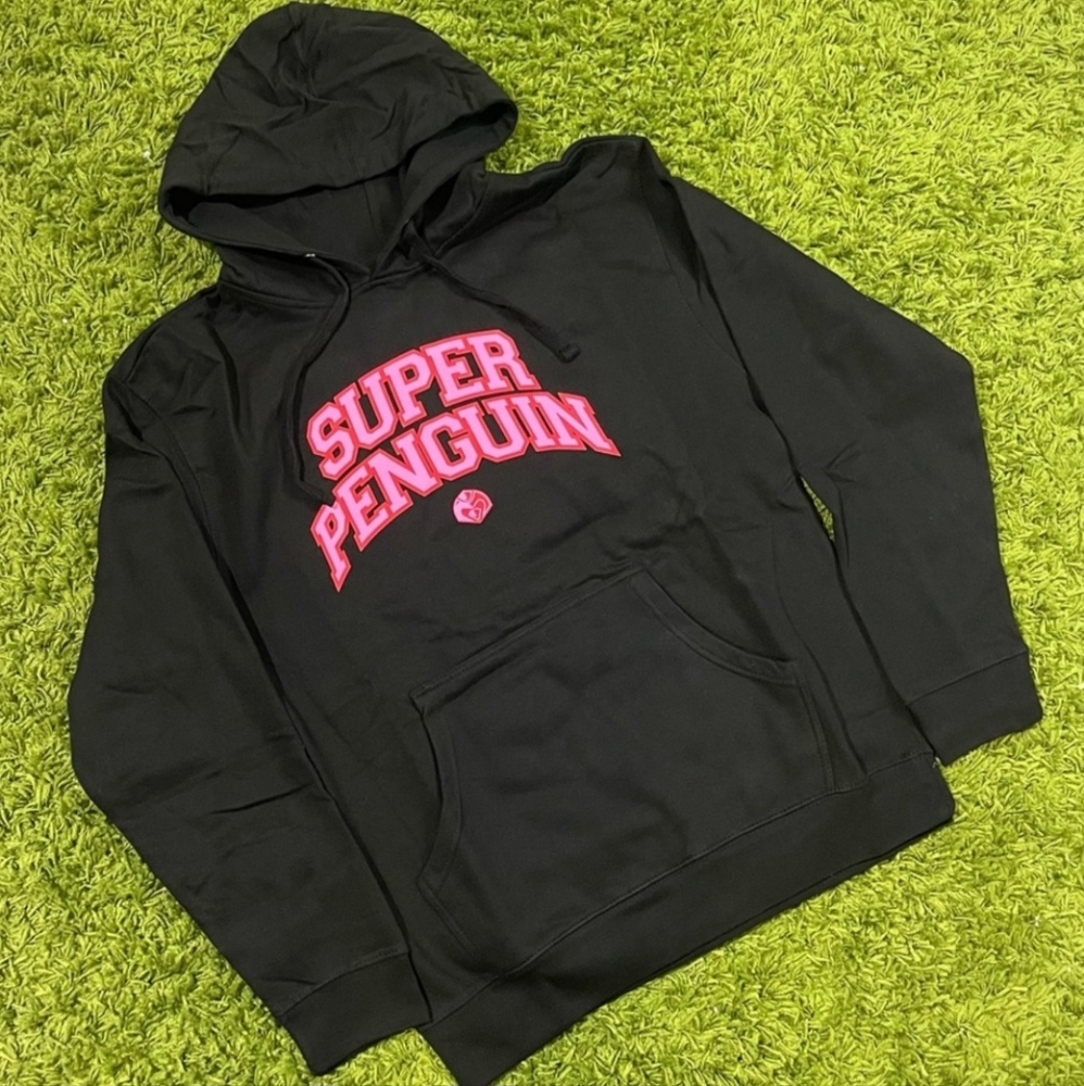 Anti Social Social Club Super Penguin Hoodie Black New In Bag Size XL